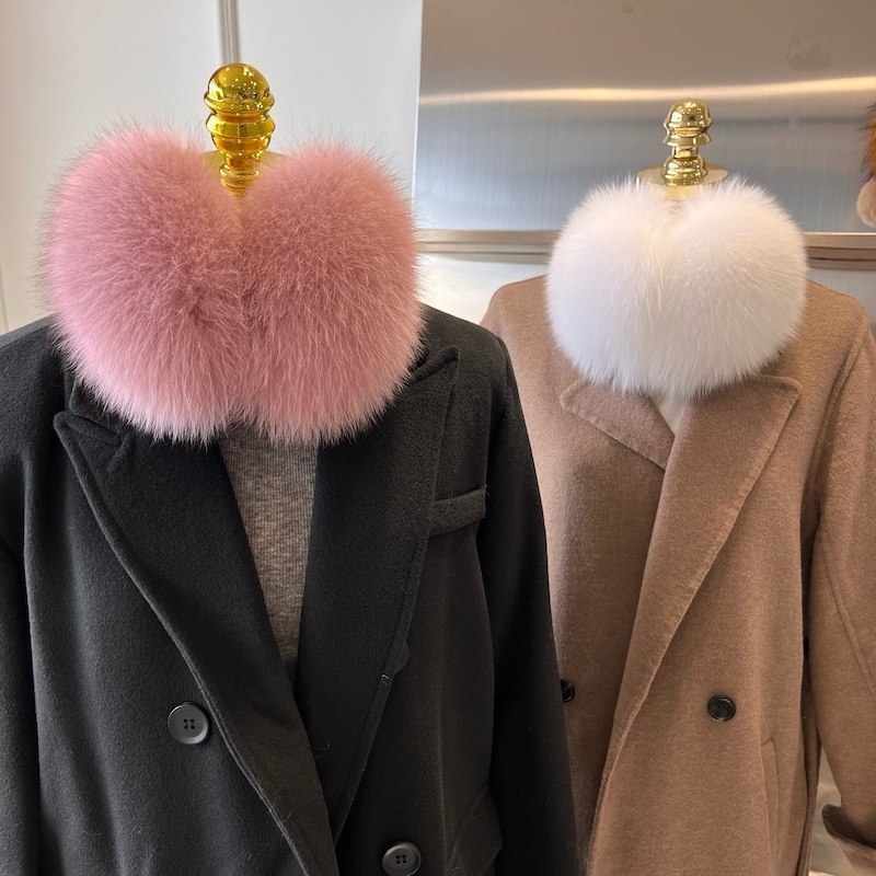 Líščie srstné ušné nákrčníky, plyšové, unisex pre dospelých, základný štýl do mesta, sezóna zima/jeseň/jar