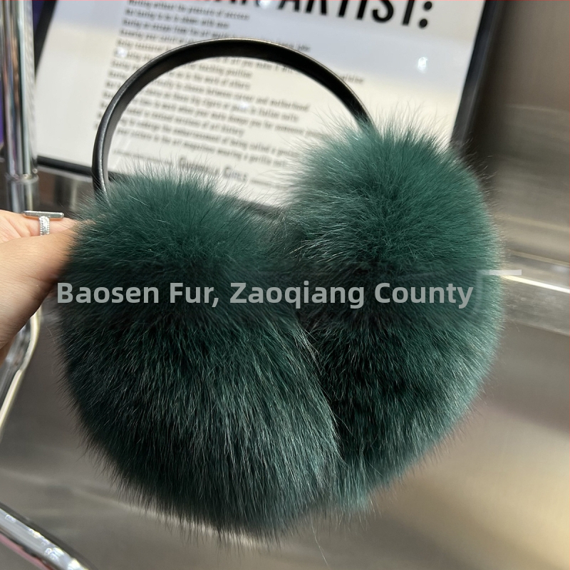 Líščie srstné ušné nákrčníky, plyšové, unisex pre dospelých, základný štýl do mesta, sezóna zima/jeseň/jar