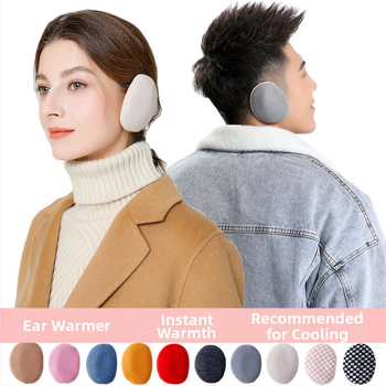 Ausų šilčiau iš norkų kailio, šilta, universalūs suaugusiems (žiema, pavasaris, ruduo)