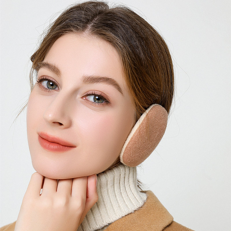 Ausų šilčiau iš norkų kailio, šilta, universalūs suaugusiems (žiema, pavasaris, ruduo)