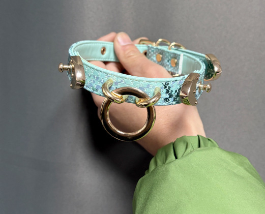 Puppy choker ogrlica od PU, geometrijski oblik, lanac zmijskog kostiju, leptir kopča, privjesak od legure, graviranje dostupno