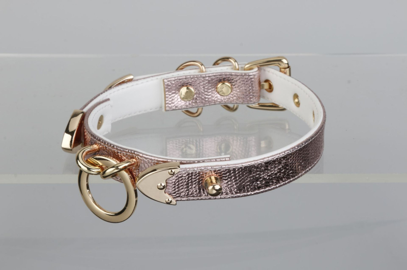 Puppy choker ogrlica od PU, geometrijski oblik, lanac zmijskog kostiju, leptir kopča, privjesak od legure, graviranje dostupno