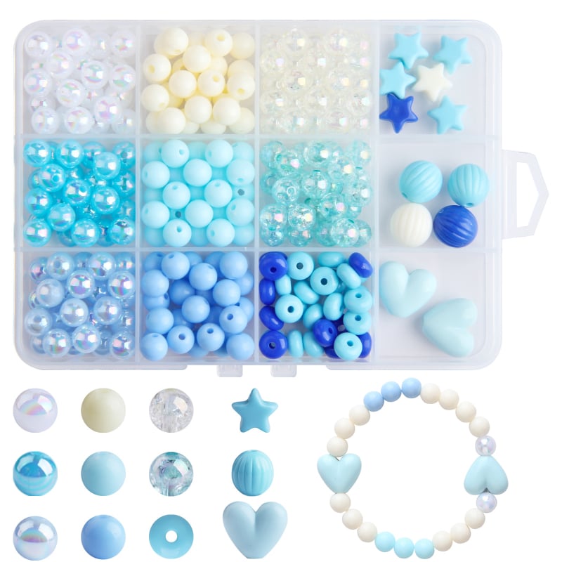 DIY akrilā apaļo pērlīšu komplekts — brīvas pērlītes, pārklājums ar cepšanas krāsu, baroka stils, cēls raksts, materiāls: plastmasa/resīns