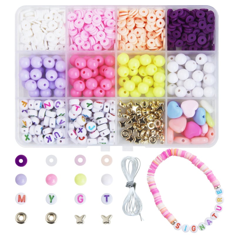 DIY akrilā apaļo pērlīšu komplekts — brīvas pērlītes, pārklājums ar cepšanas krāsu, baroka stils, cēls raksts, materiāls: plastmasa/resīns