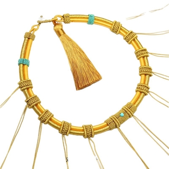 Vaikų vėrinys iš vielos, etninis stilius, U formos, O grandinė, daugiasluoksnis