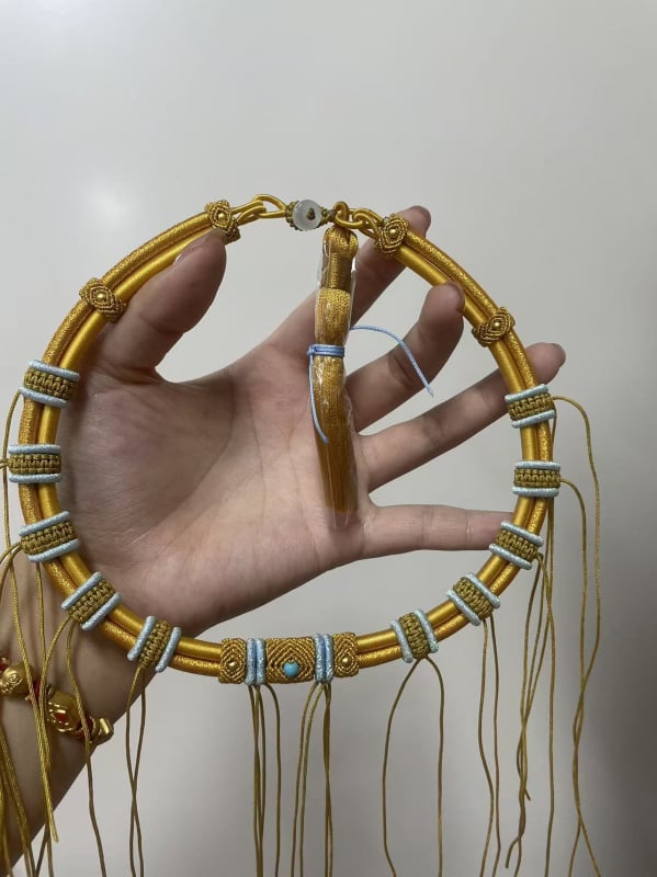 Vaikų vėrinys iš vielos, etninis stilius, U formos, O grandinė, daugiasluoksnis