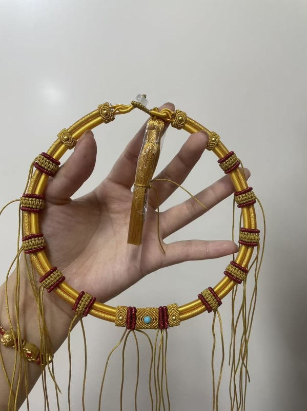 Vaikų vėrinys iš vielos, etninis stilius, U formos, O grandinė, daugiasluoksnis