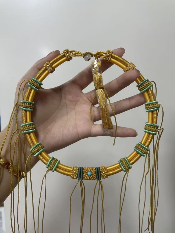 Vaikų vėrinys iš vielos, etninis stilius, U formos, O grandinė, daugiasluoksnis