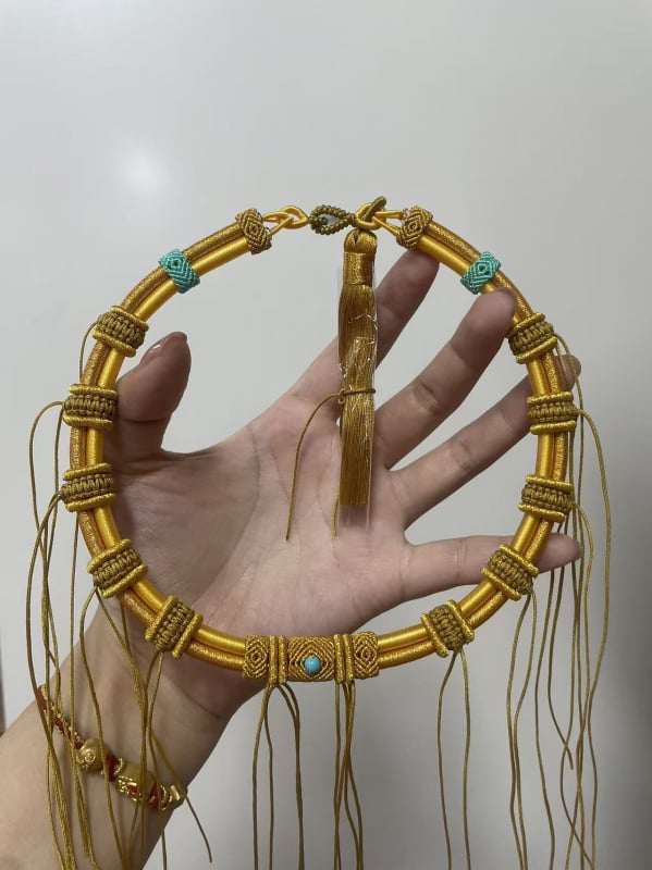 Vaikų vėrinys iš vielos, etninis stilius, U formos, O grandinė, daugiasluoksnis