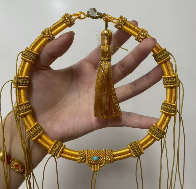 Vaikų vėrinys iš vielos, etninis stilius, U formos, O grandinė, daugiasluoksnis