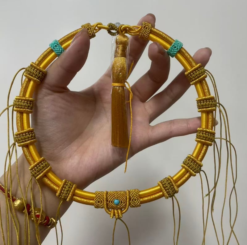 Vaikų vėrinys iš vielos, etninis stilius, U formos, O grandinė, daugiasluoksnis