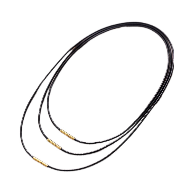 Kožna ogrlica s užetom, unisex, obim 41–50 cm, težina ~1,3 g, jednostavan stil