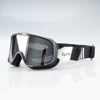 Velosipēdu brilles ar ABS korpusu, modelis 20060, pretvēja, saderīgas ar galvas joslā brillēm