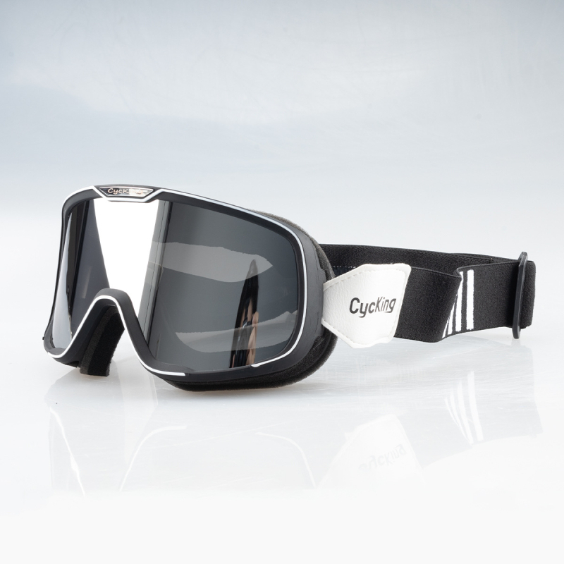 Velosipēdu brilles ar ABS korpusu, modelis 20060, pretvēja, saderīgas ar galvas joslā brillēm