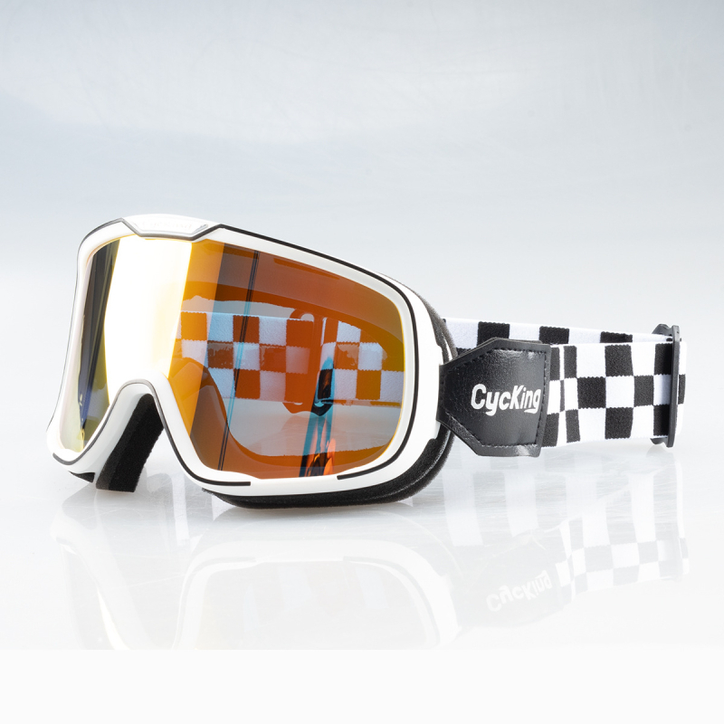 Velosipēdu brilles ar ABS korpusu, modelis 20060, pretvēja, saderīgas ar galvas joslā brillēm