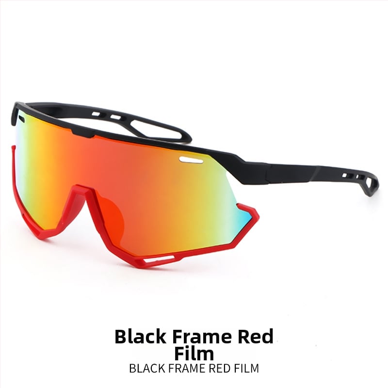 Bērnu velosporta brillēs ārējiem sporta veidiem, UV400 aizsardzība, pilns rāmis, lēcas PC, kvadrātveida forma