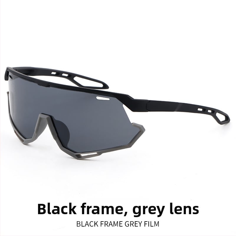 Bērnu velosporta brillēs ārējiem sporta veidiem, UV400 aizsardzība, pilns rāmis, lēcas PC, kvadrātveida forma