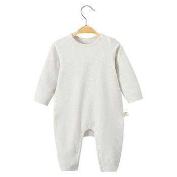 Bērnu kokvilnas biezs kombinezons ar garām piedurknēm bez kapuces, piemērots pavasarim, rudenim un ziemai, zīdaiņiem un maziem bērniem 1-3 gadi