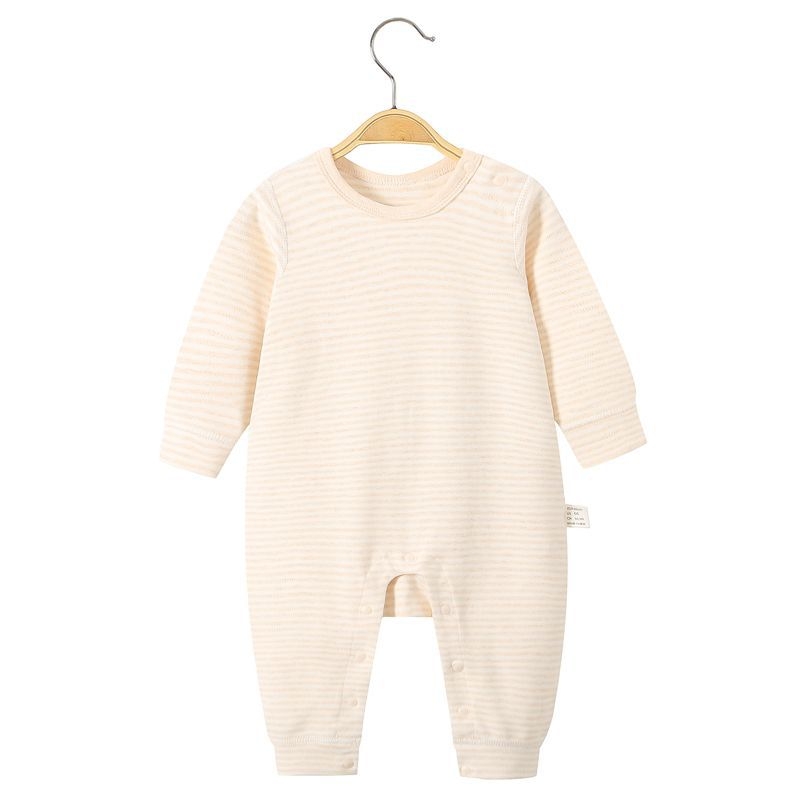 Bērnu kokvilnas biezs kombinezons ar garām piedurknēm bez kapuces, piemērots pavasarim, rudenim un ziemai, zīdaiņiem un maziem bērniem 1-3 gadi