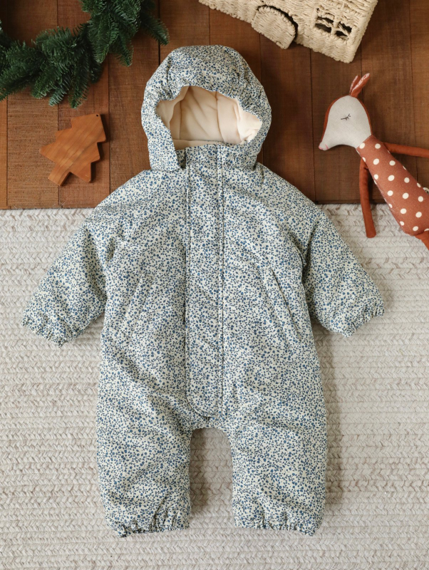 Unisex ziemas bieza flīsa romper ar rāvējslēdzēju, 100% poliesters, noņemama kapuce, garas piedurknes