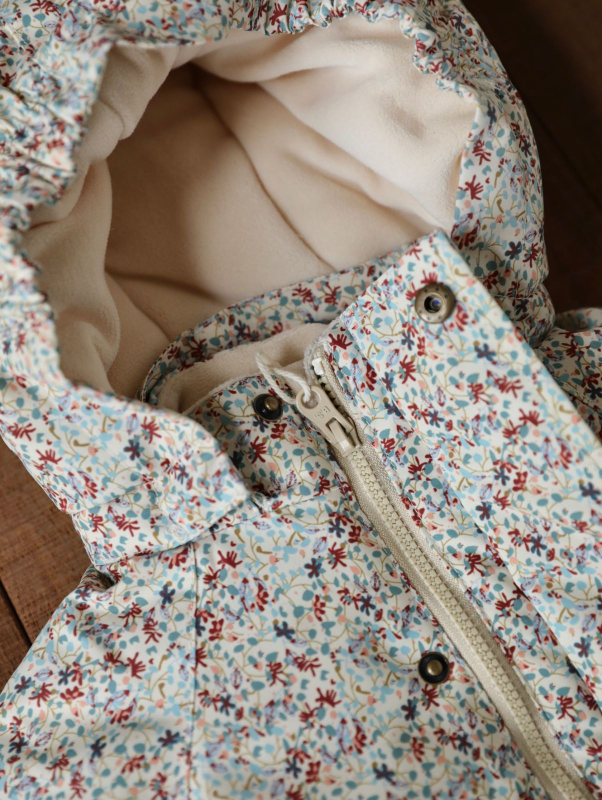 Unisex ziemas bieza flīsa romper ar rāvējslēdzēju, 100% poliesters, noņemama kapuce, garas piedurknes