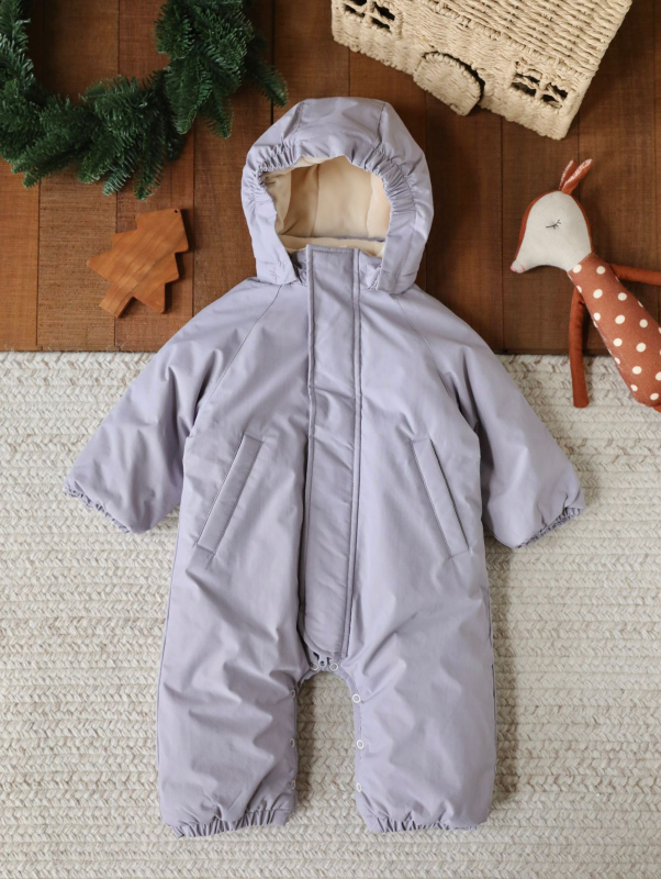 Unisex ziemas bieza flīsa romper ar rāvējslēdzēju, 100% poliesters, noņemama kapuce, garas piedurknes