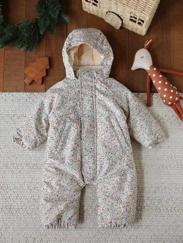 Unisex ziemas bieza flīsa romper ar rāvējslēdzēju, 100% poliesters, noņemama kapuce, garas piedurknes