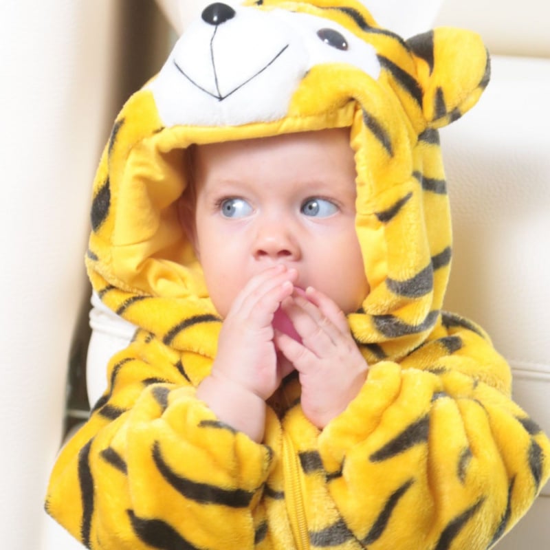 Ziemas jumpsuits bebeļiem un maziem bērniem ar flīsa oderējumu – garās piedurknes, biezs materiāls, 100% atjaunota celulozes šķiedra, AIYJY, vecums 1–3 gadi