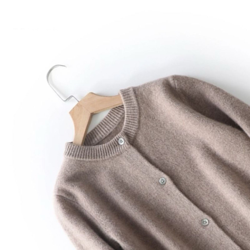 Vaikų megztas kardiganas iš triušių kailio, storas, su apvaliu kaklu, ilgomis rankovėmis, naujagimiams 0–12 mėnesių