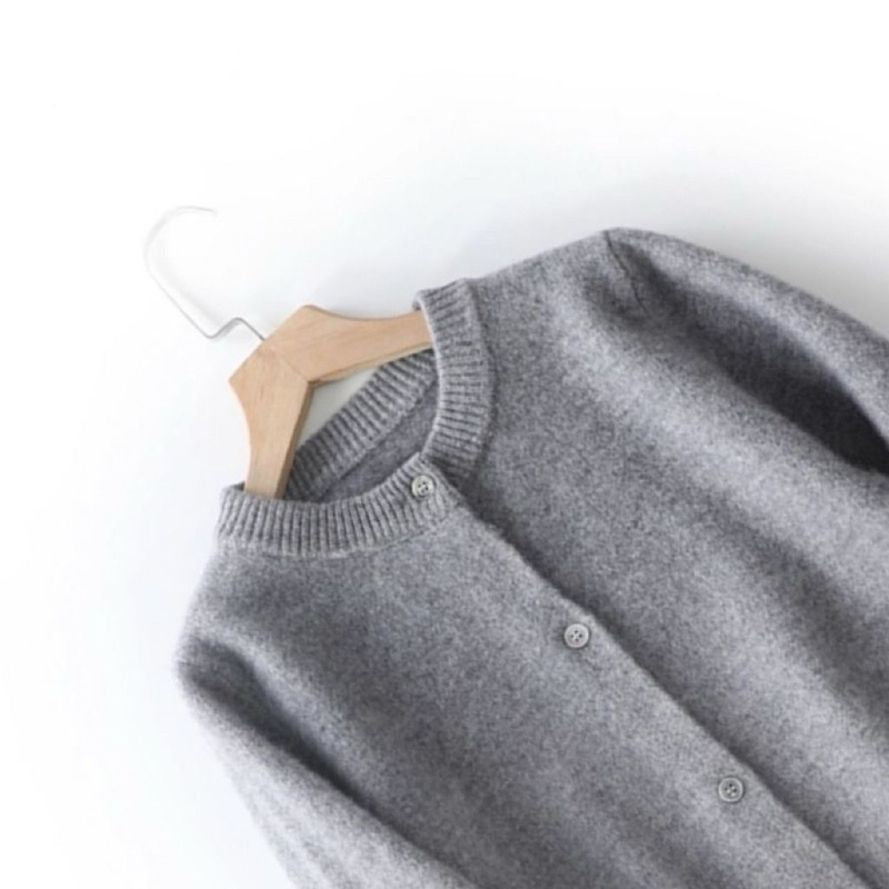 Vaikų megztas kardiganas iš triušių kailio, storas, su apvaliu kaklu, ilgomis rankovėmis, naujagimiams 0–12 mėnesių