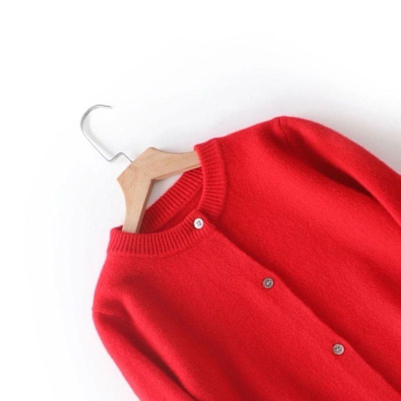 Vaikų megztas kardiganas iš triušių kailio, storas, su apvaliu kaklu, ilgomis rankovėmis, naujagimiams 0–12 mėnesių