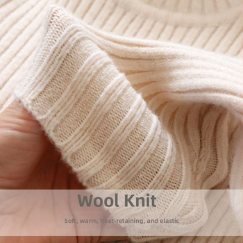 Bērnu biezi adīts džemperis, korejiešu stilā, pusaugstā kakla, garas piedurknes, 60% poliesteris, ziema, vecumam 3–8 gadi