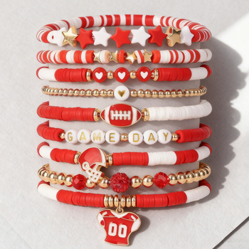 Rokassprādze no mīksta māla ar pilējošas eļļas apdari, universāls streetwear stils, roku aksesuārs