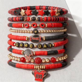 Rokassprādze no mīksta māla ar pilējošas eļļas apdari, universāls streetwear stils, roku aksesuārs