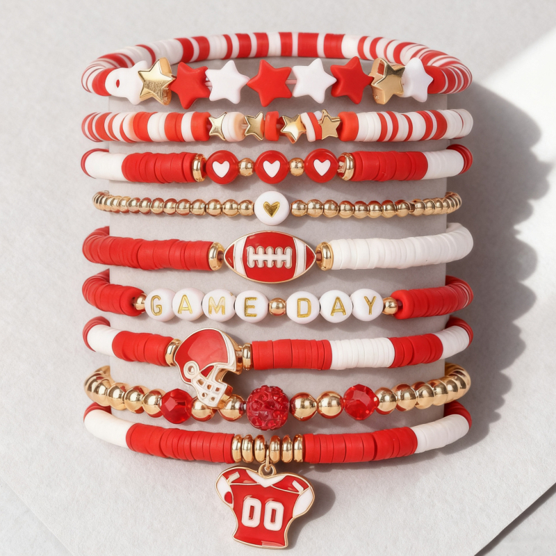 Rokassprādze no mīksta māla ar pilējošas eļļas apdari, universāls streetwear stils, roku aksesuārs