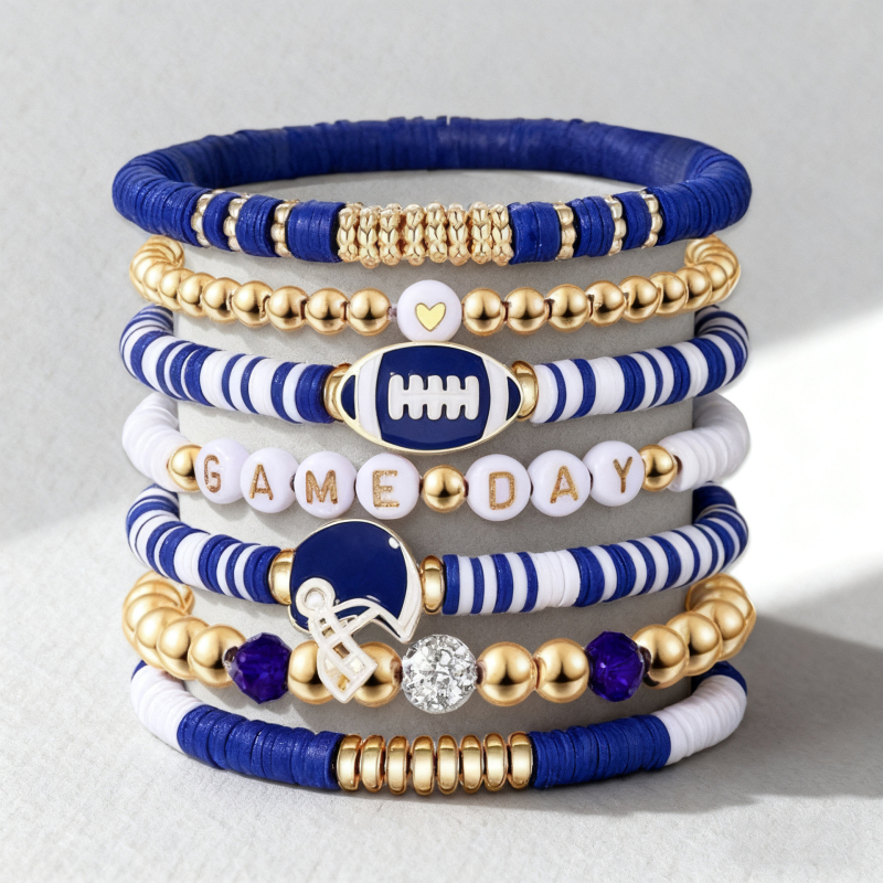 Rokassprādze no mīksta māla ar pilējošas eļļas apdari, universāls streetwear stils, roku aksesuārs