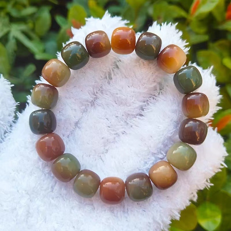 108 Bodhi sēklu rokassprādze, etniskā stila, dabiska un pulēta ražošana, daļēji roku darbs un daļēji mehāniska