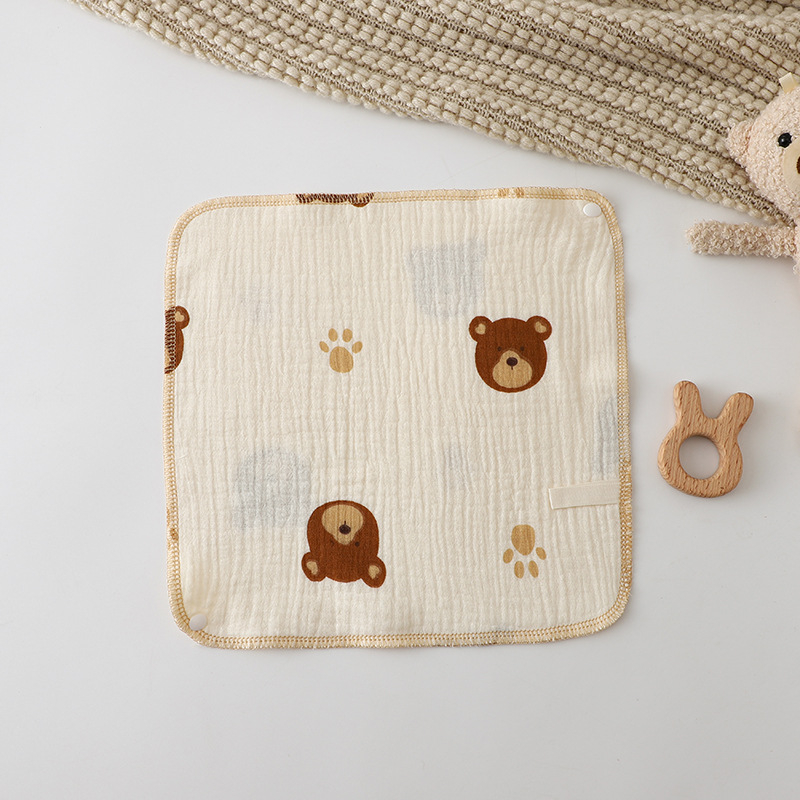 Drool lakats zīdaiņiem, 100% kokvilnas marle, karikatūras raksts, Lazy Cat, universāls