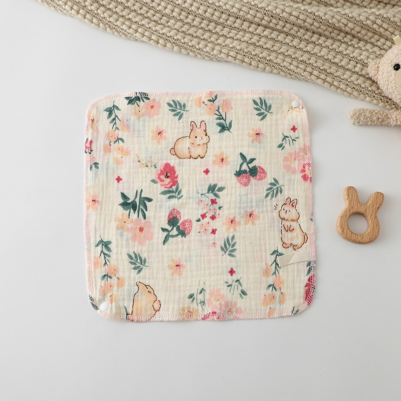 Drool lakats zīdaiņiem, 100% kokvilnas marle, karikatūras raksts, Lazy Cat, universāls