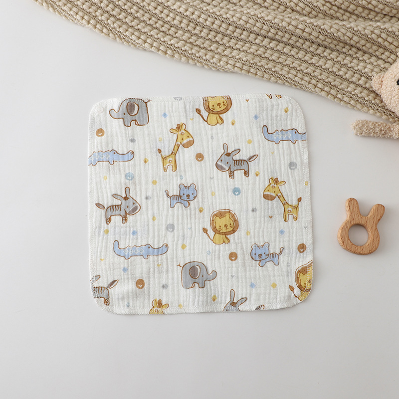 Drool lakats zīdaiņiem, 100% kokvilnas marle, karikatūras raksts, Lazy Cat, universāls