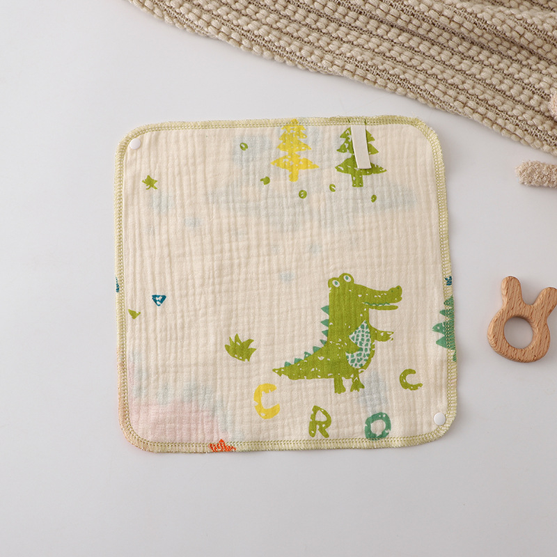 Drool lakats zīdaiņiem, 100% kokvilnas marle, karikatūras raksts, Lazy Cat, universāls