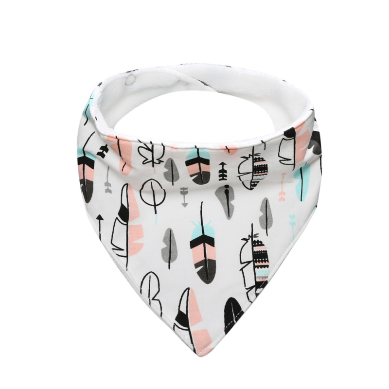 Zīdaiņu trīsstūrveida lūdzi ar divām aizdēmēm, kokvilna, uzsūcoša, zīmējums ar dzīvniekiem/animācijām, piemērots zīdaiņiem un bērniem līdz 3 gadu vecumam