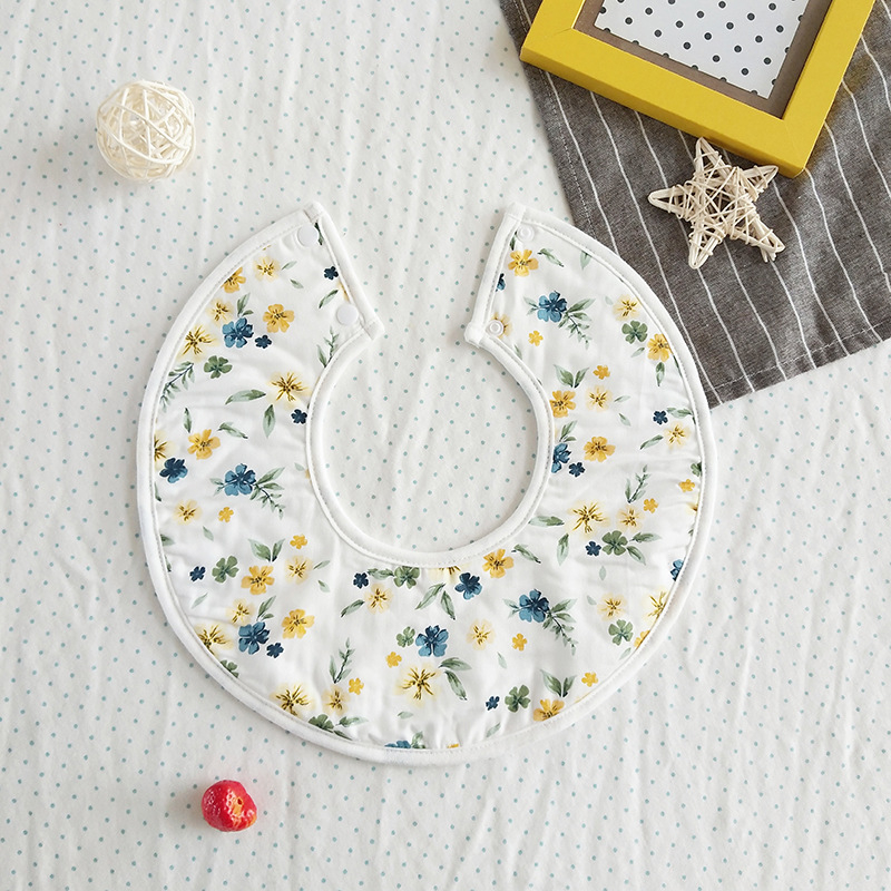 Bērnu līgavi bibs - ūdensizturīgs kokvilnas maisījuma audums, universāls, 0–3 gadi, raksti ar dzīvniekiem/zīmējumi