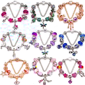 Sieviešu rokassprādze no sakausējuma, sirdsformas, elektroplakēts pārklājums, svaigs un salds stils, kā tūrisma suvenīrs