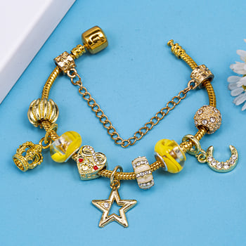 Sieviešu rokassprādze no sakausējuma, sirdsformas, elektroplakēts pārklājums, svaigs un salds stils, kā tūrisma suvenīrs