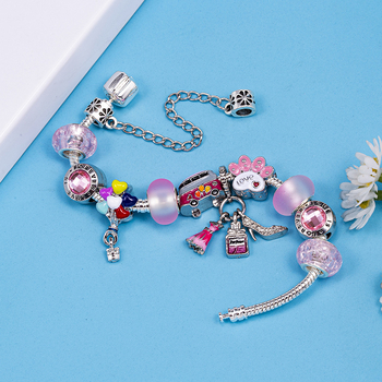 Sieviešu rokassprādze no sakausējuma, sirdsformas, elektroplakēts pārklājums, svaigs un salds stils, kā tūrisma suvenīrs