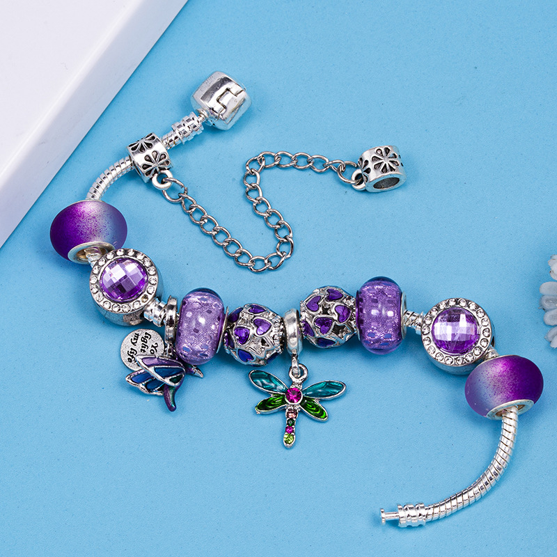 Sieviešu rokassprādze no sakausējuma, sirdsformas, elektroplakēts pārklājums, svaigs un salds stils, kā tūrisma suvenīrs