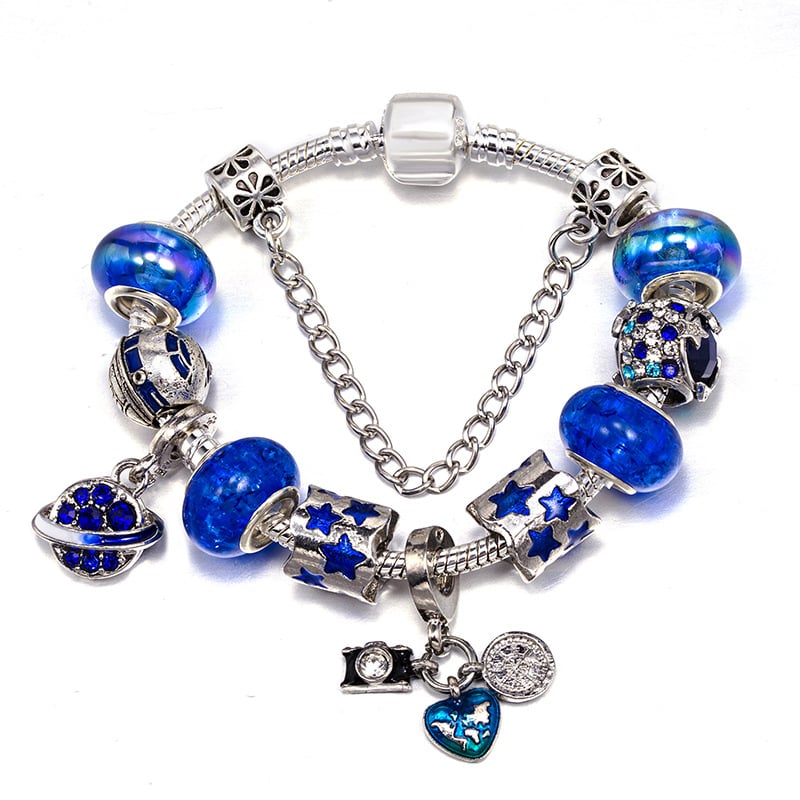 Sieviešu rokassprādze no sakausējuma, sirdsformas, elektroplakēts pārklājums, svaigs un salds stils, kā tūrisma suvenīrs