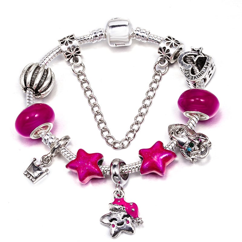 Sieviešu rokassprādze no sakausējuma, sirdsformas, elektroplakēts pārklājums, svaigs un salds stils, kā tūrisma suvenīrs