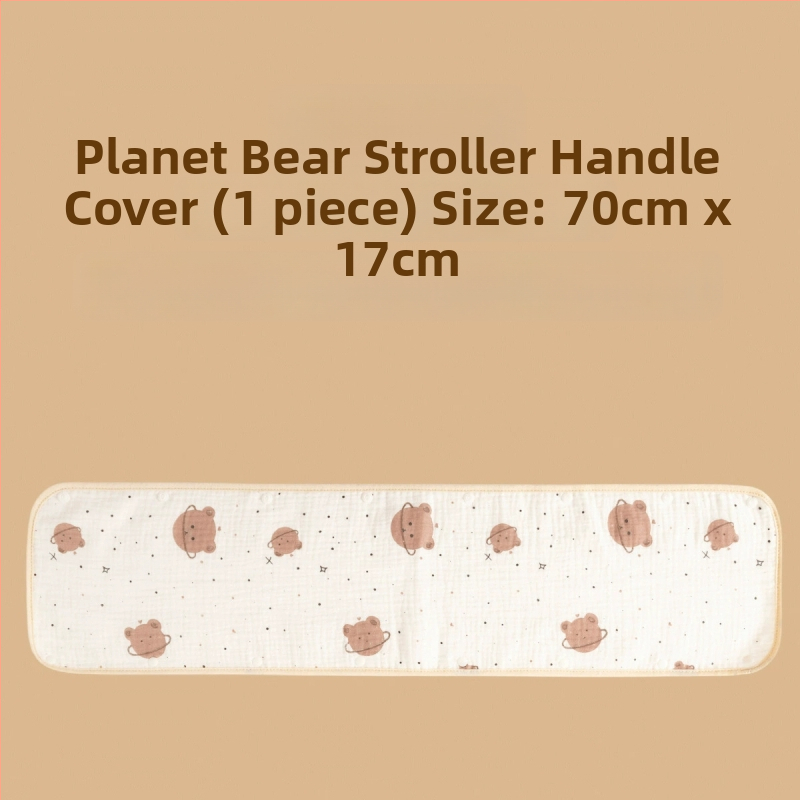 Mimuhouse Bērnu ratiem siekalām dvielis - marle, 100% kokvilna, absorbcija, universāls, 0–3 gadi